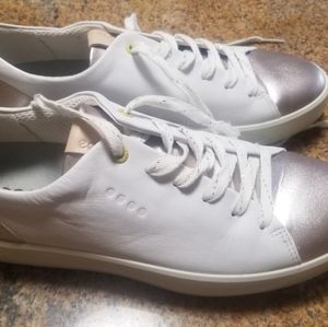 Ecco Golf Metallic Hydromax Shoes Sz 40 (10)